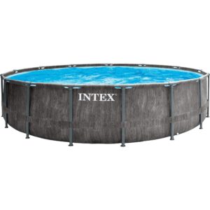 Intex Premium Frame Pool Set Prism Greywood