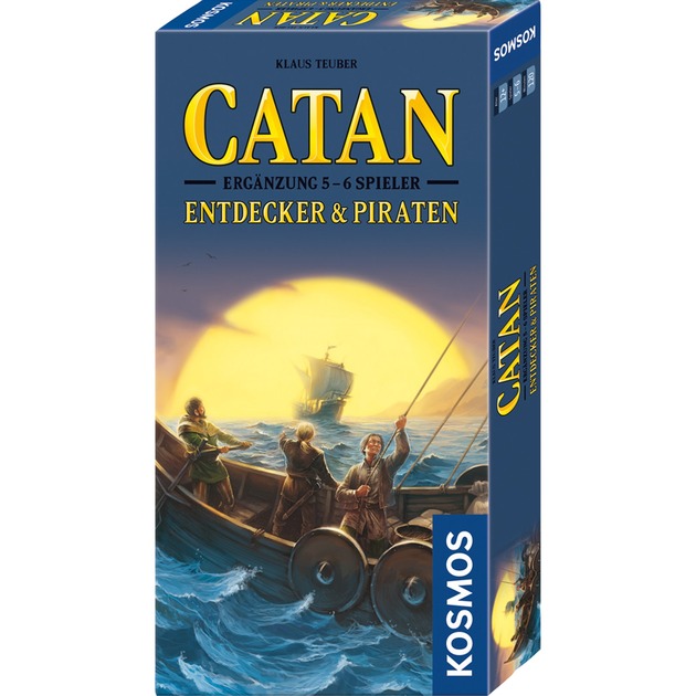 Kosmos CATAN - Entdecker & Piraten Ergänzung für 5-6 Spieler