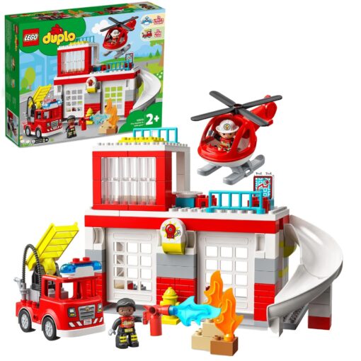 Lego 10970 DUPLO Feuerwehrwache mit Hubschrauber