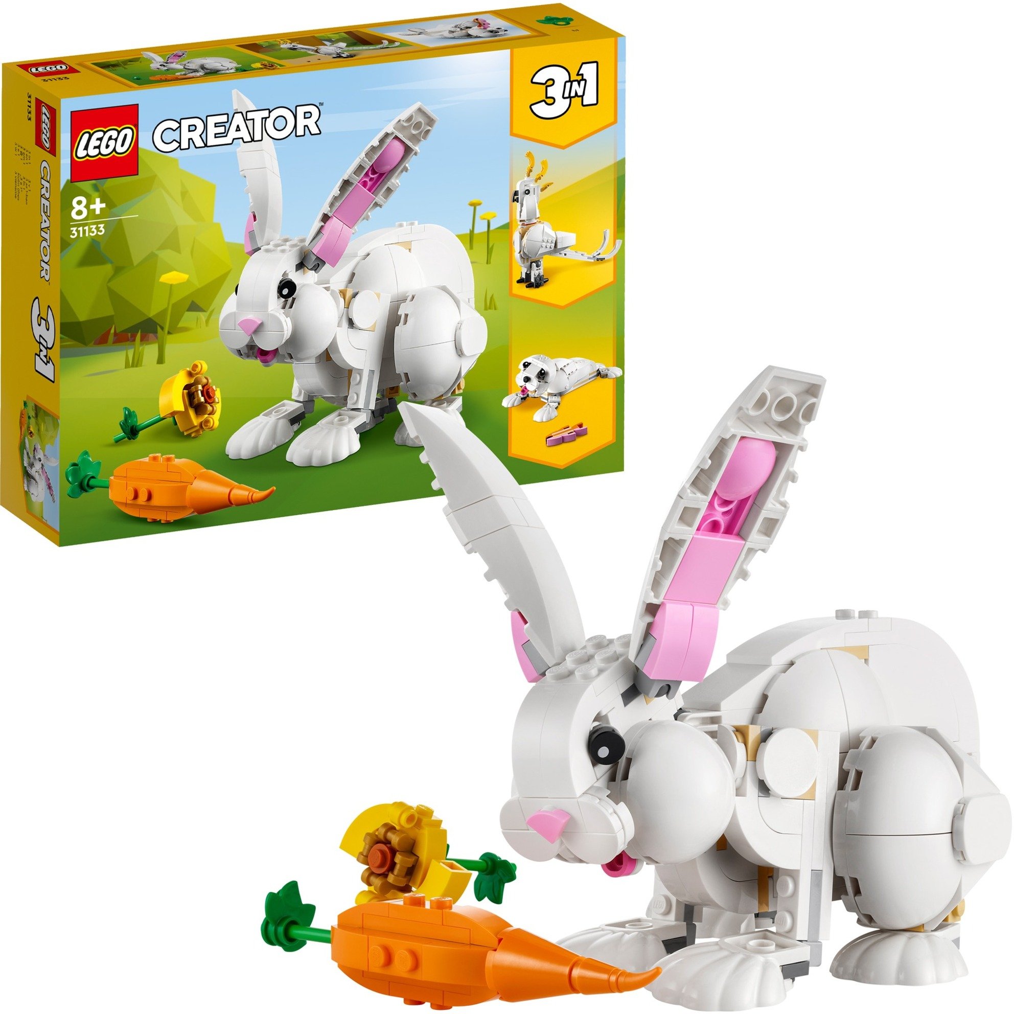 Lego 31133 Creator 3-in-1 Weißer Hase