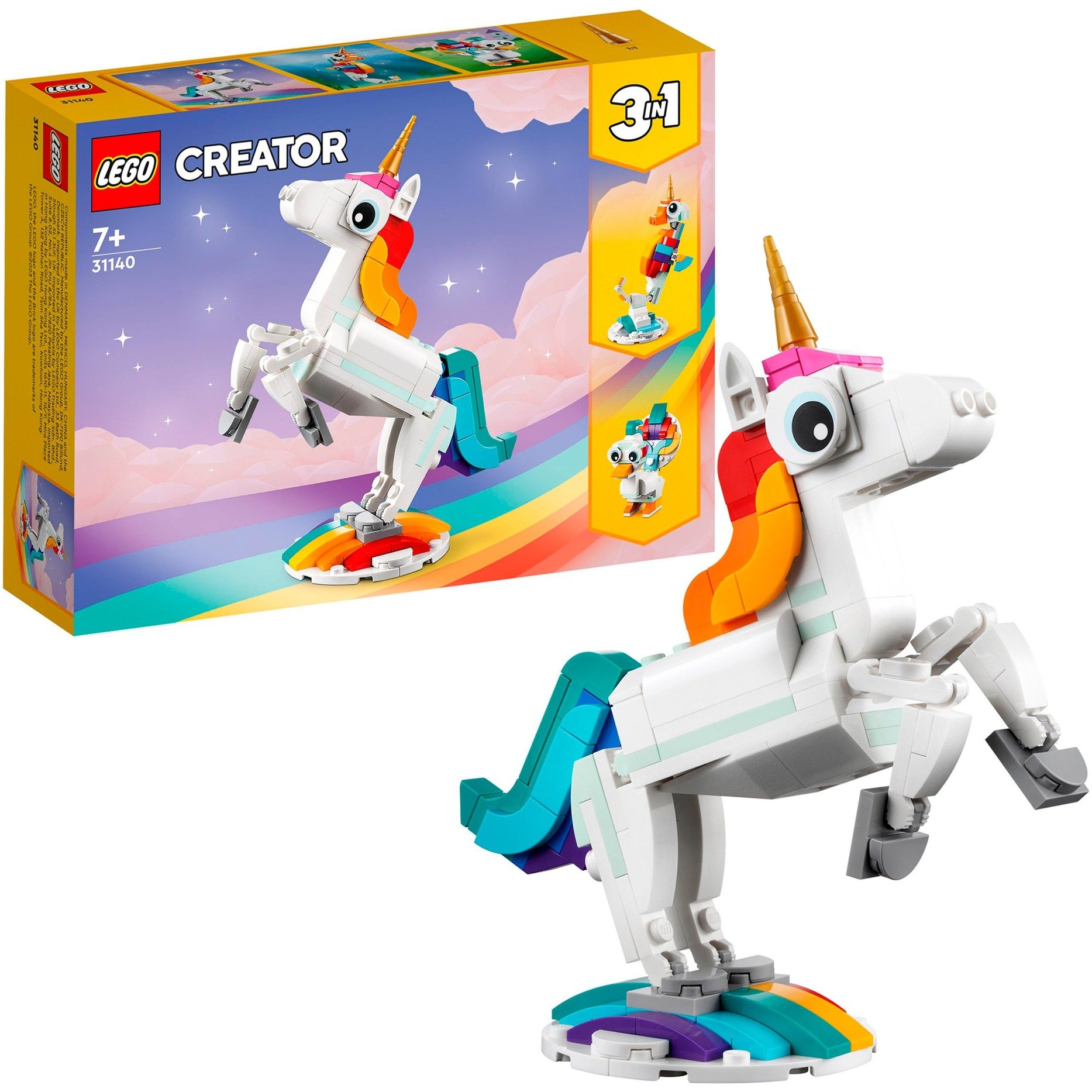Lego 31140 Creator 3-in-1 Magisches Einhorn