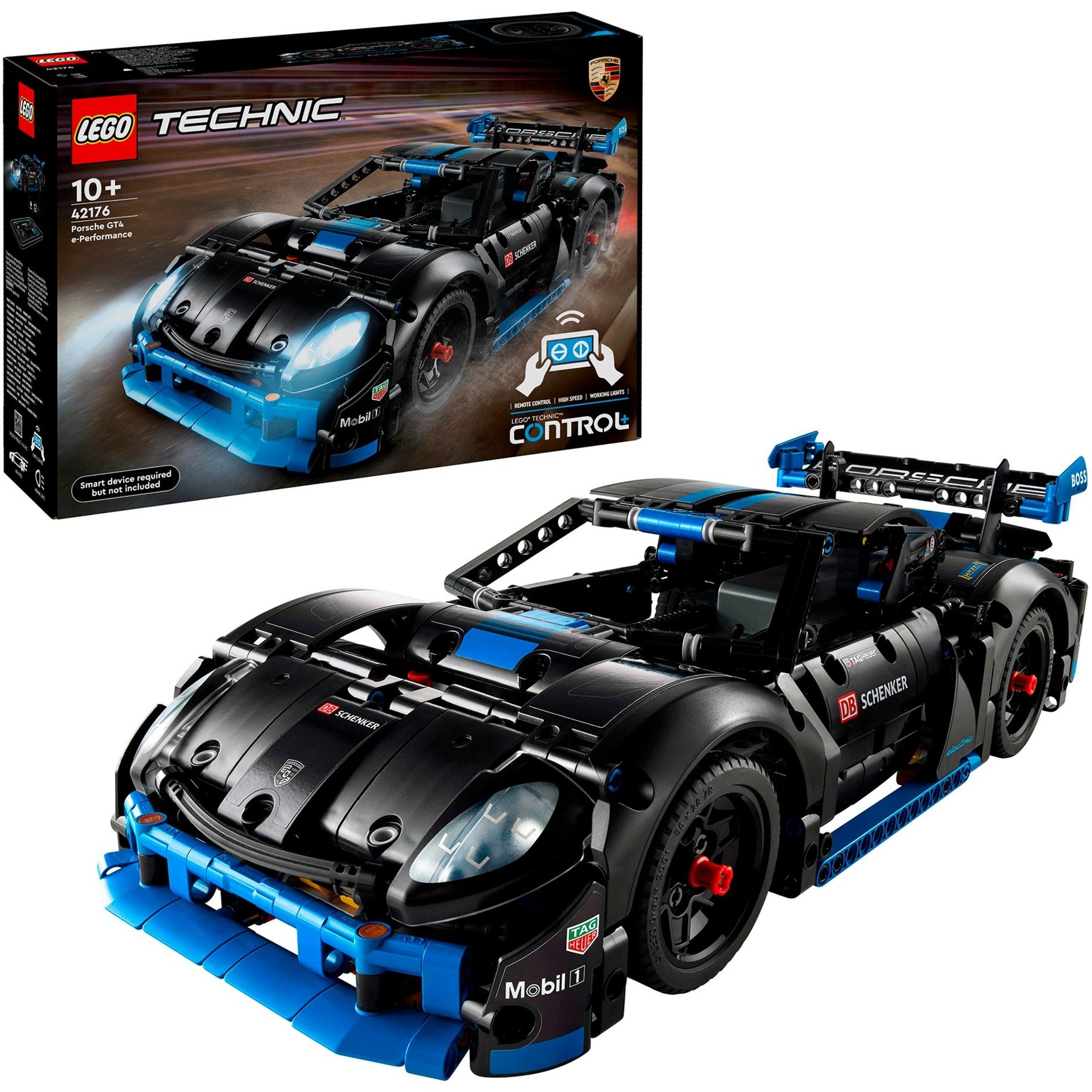 Lego 42176 Technic Porsche GT4 e-Performance Rennwagen