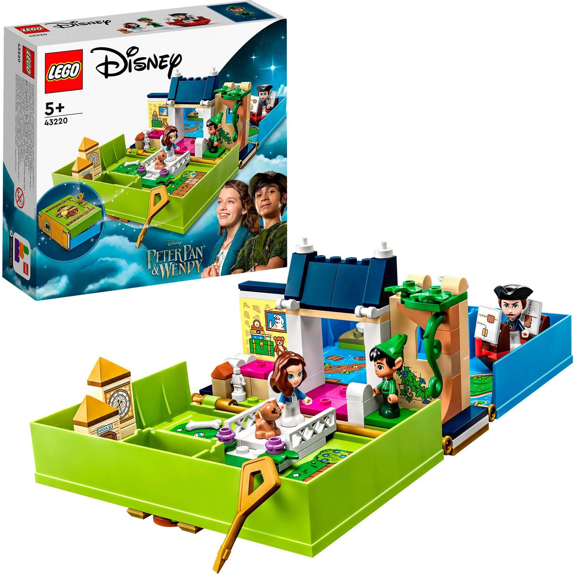 Lego 43220 Disney Classic Peter Pan & Wendy - Märchenbuch-Abenteuer