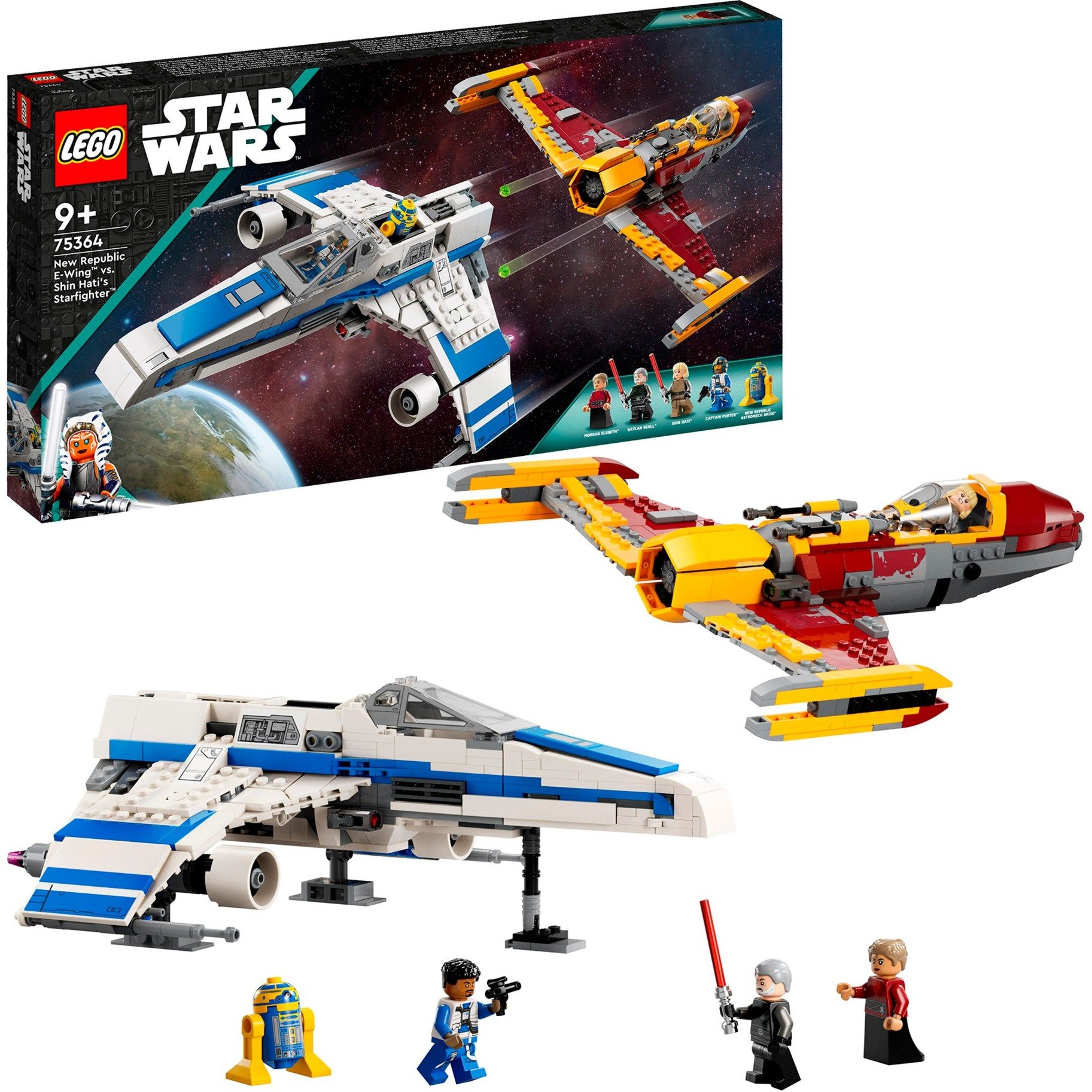 Lego 75364 Star Wars New Republic E-Wing vs. Shin Hatis Starfighter