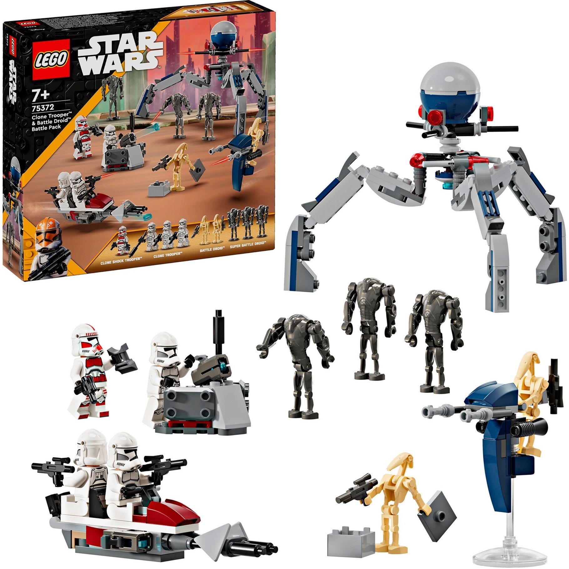 Lego 75372 LEGO Star Wars Clone Trooper & Battle Droid Battle Pack