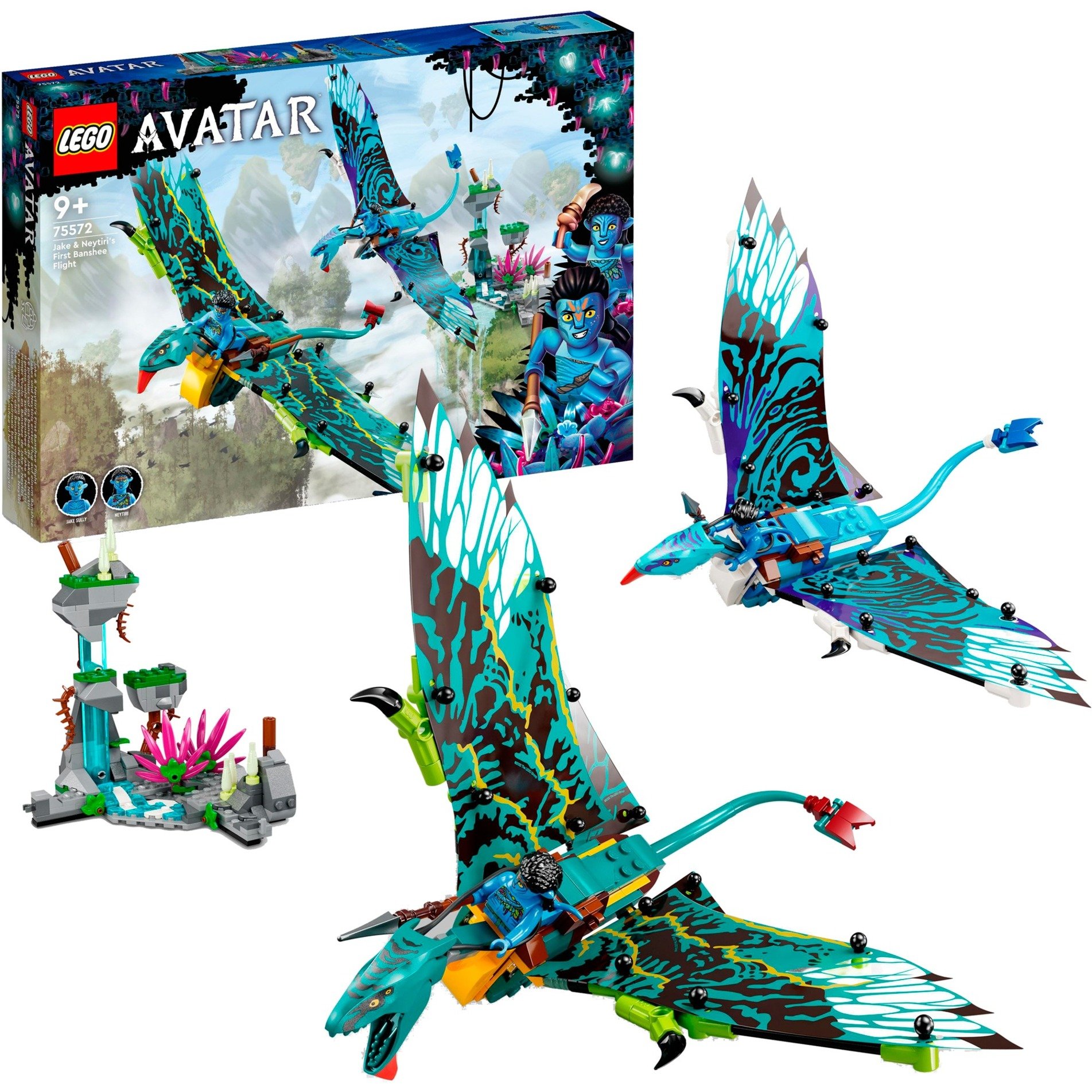 Lego 75572 Avatar Jake und Neytiris erster Flug auf einem Banshee