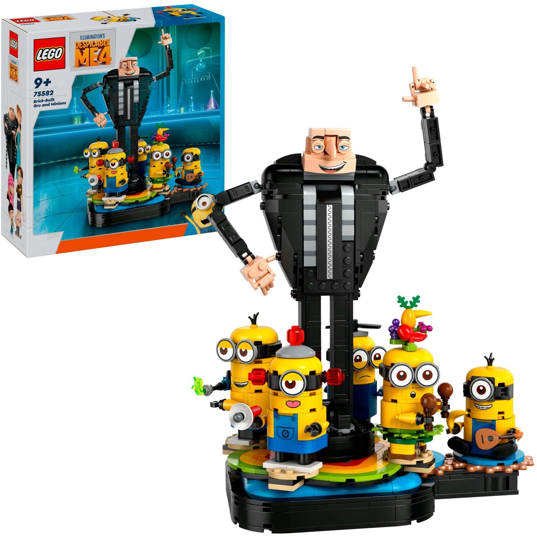 Lego 75582 Minions Gru und die Minions aus LEGO Steinen