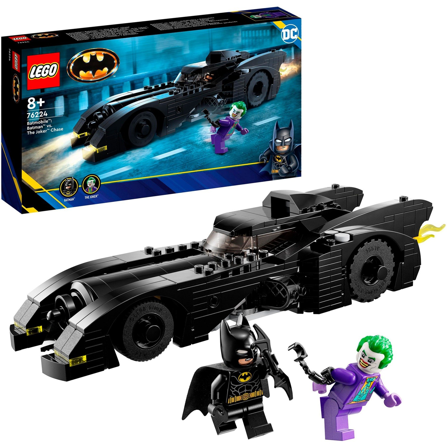 Lego 76224 DC Super Heroes - Batmobile: Batman verfolgt den Joker