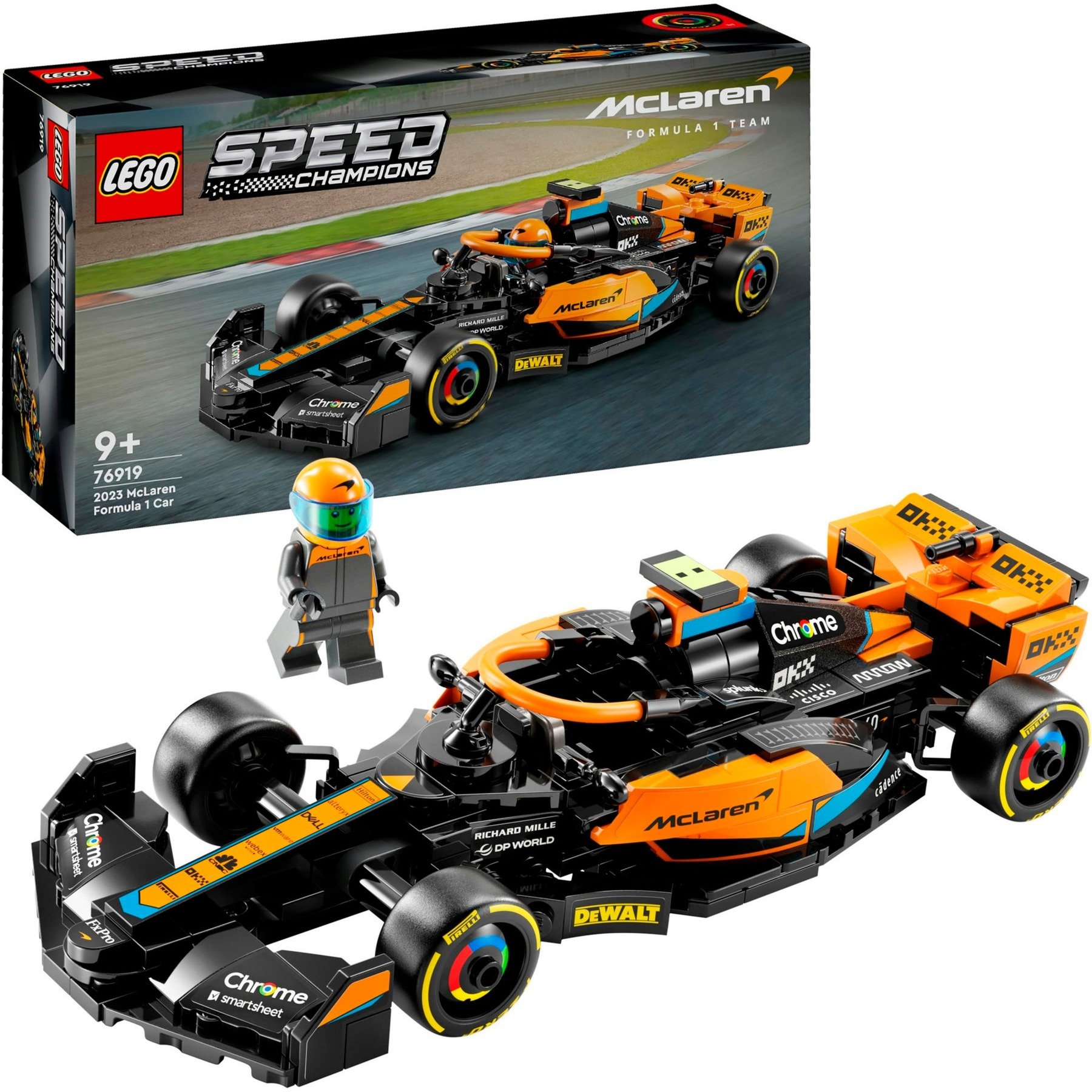 Lego 76919 Speed Champions McLaren Formel-1 Rennwagen 2023