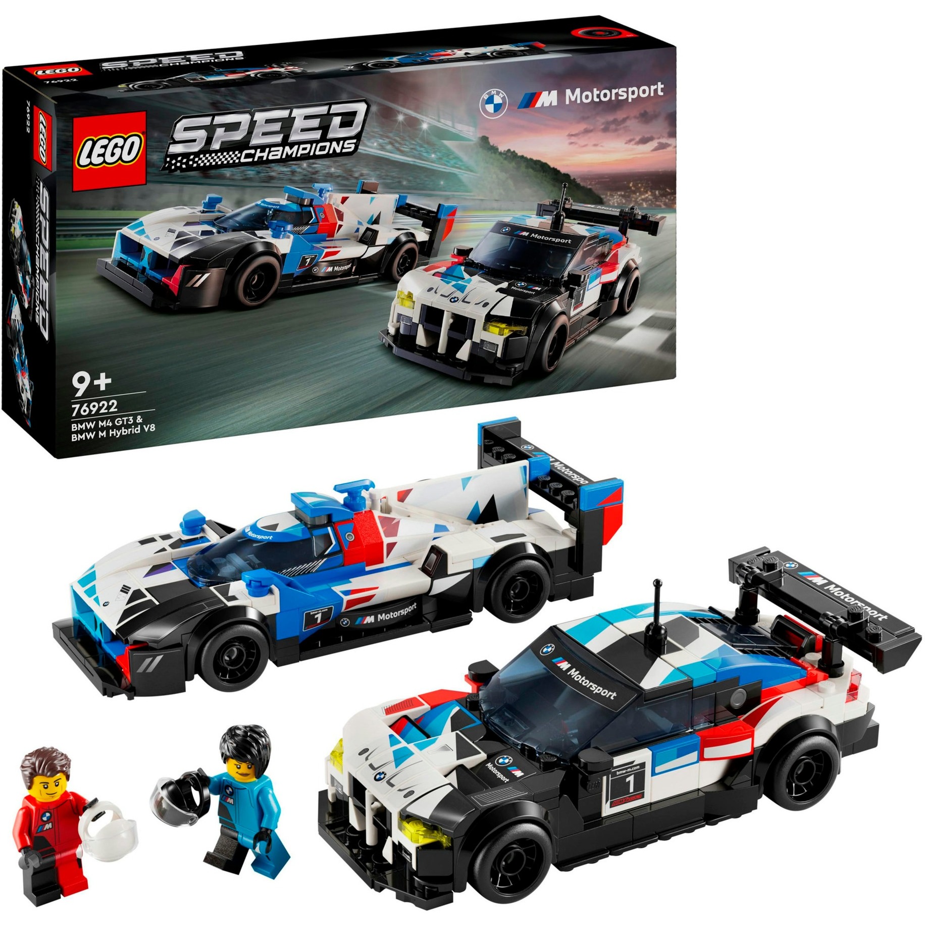 Lego 76922 Speed Champions BMW M4 GT3 & BMW M Hybrid V8 Rennwagen