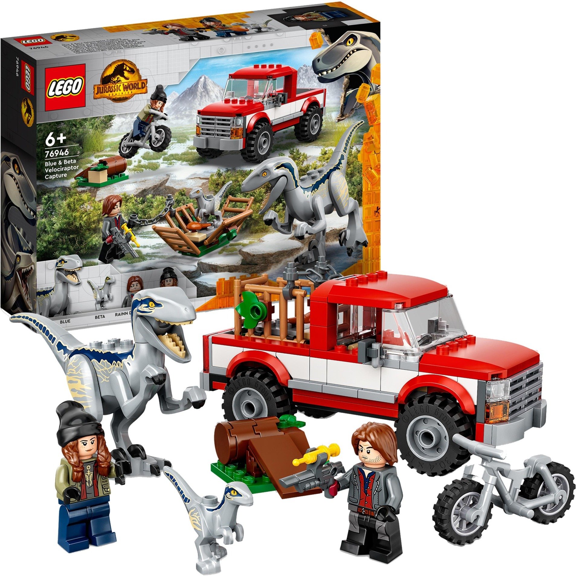 Lego 76946 Jurassic World Blue & Beta in der Velociraptor-Falle