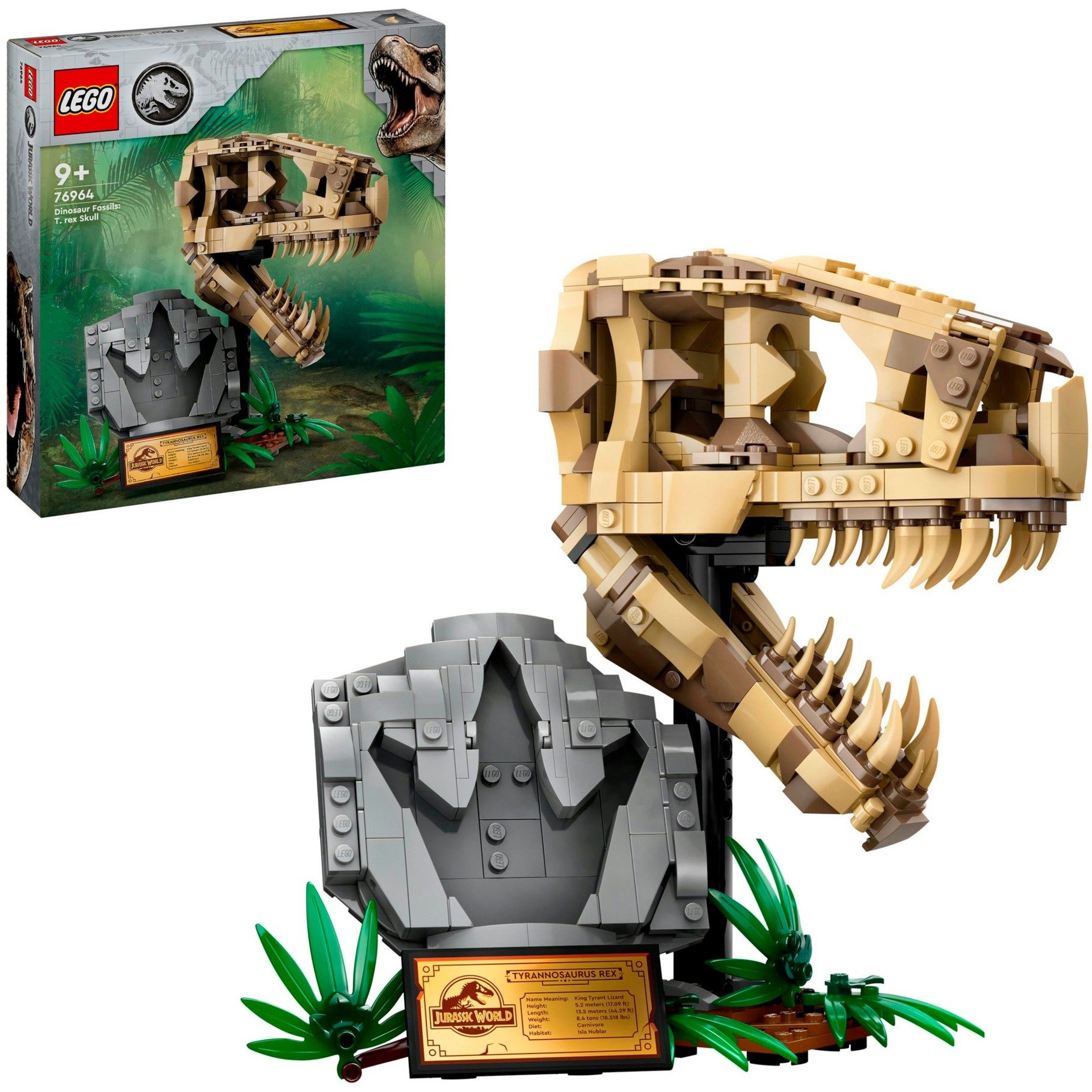 Lego 76964 Jurassic World Dinosaurier-Fossilien: T.-Rex-Kopf