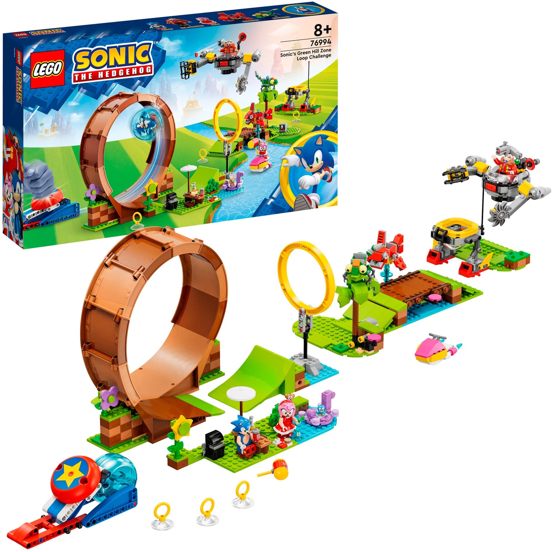 Lego 76994 Sonic the Hedgehog Sonics Looping-Challenge in der Green Hill Zone