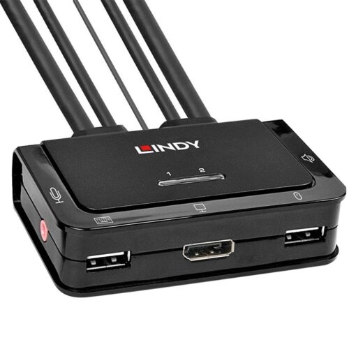 Lindy 2 Port DisplayPort 1.2