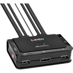 Lindy 2 Port Kabel KVM Switch