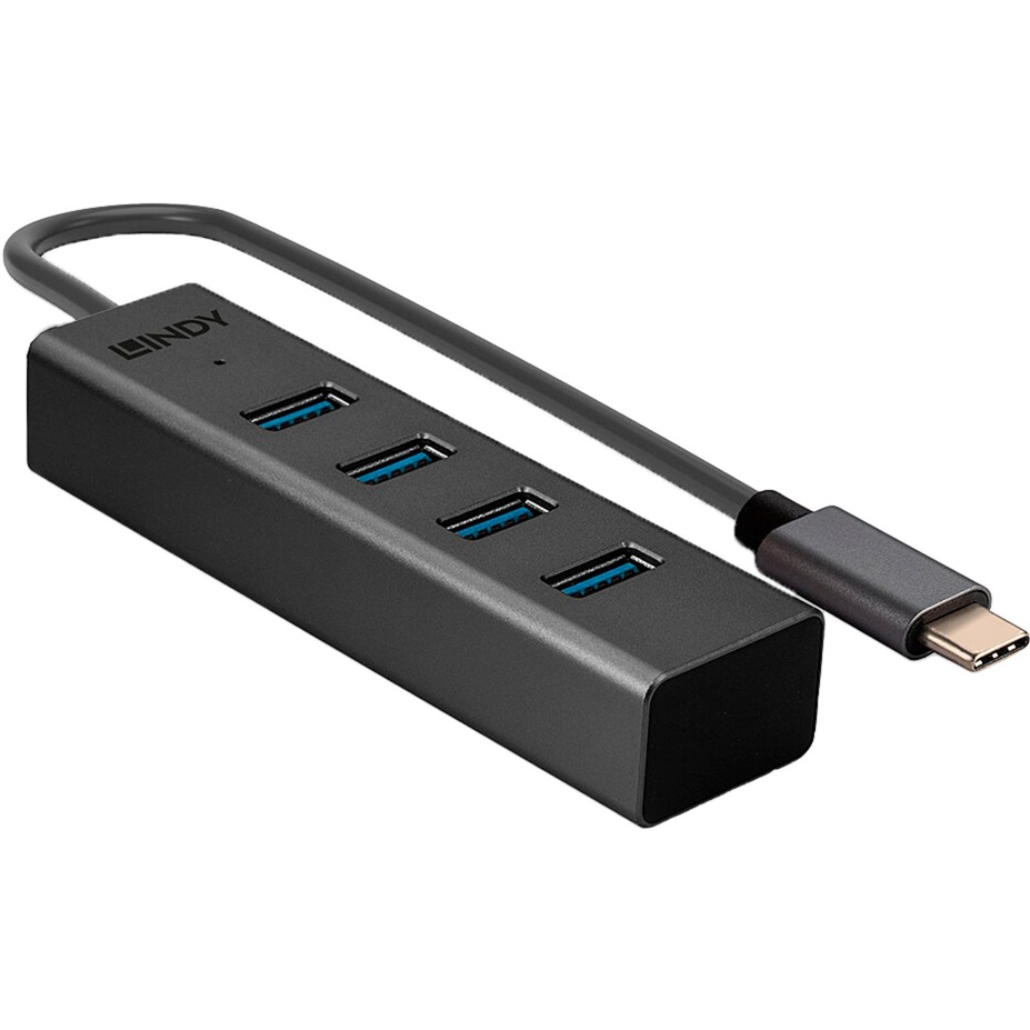 Lindy 4 Port USB 3.2 Gen 1 Typ C