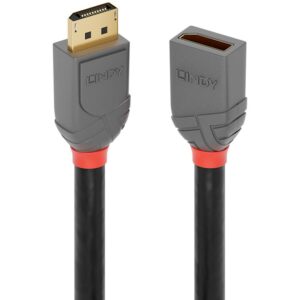 Lindy DisplayPort 1.4 Verlängerungskabel Anthra Line