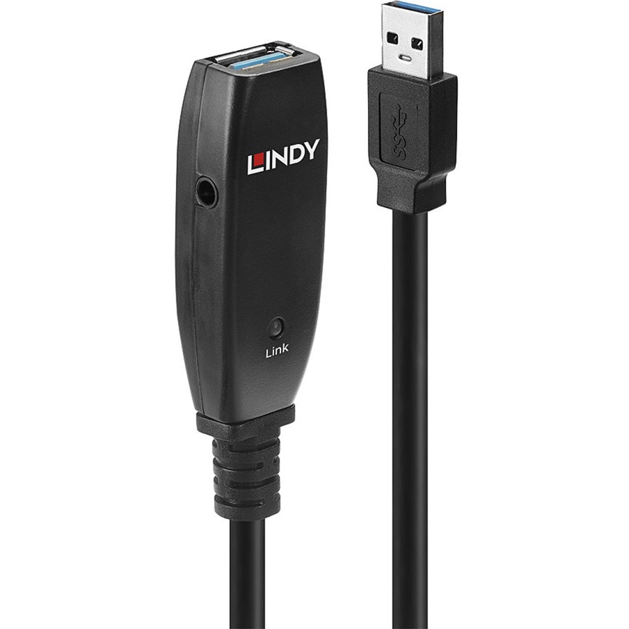Lindy USB 3.2 Gen 1 Aktivverlängerungskabel Slim