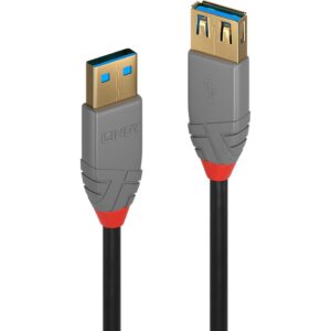 Lindy USB 3.2 Gen 1 Verlängerungskabel Anthra Line