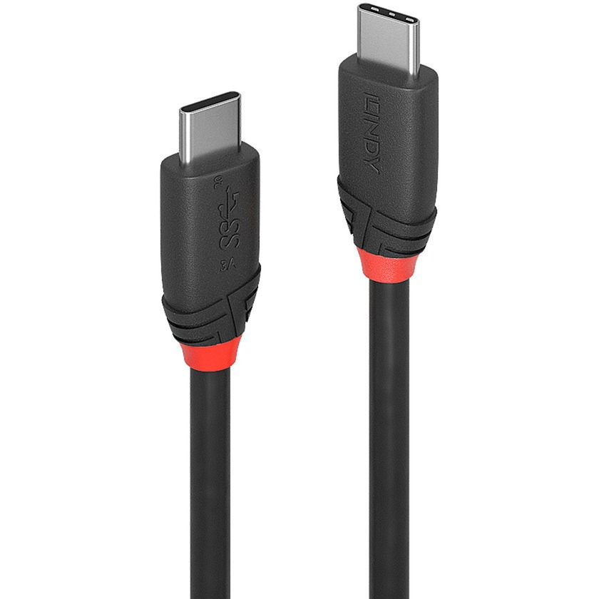 Lindy USB 3.2 Gen 2x2 Kabel Black Line