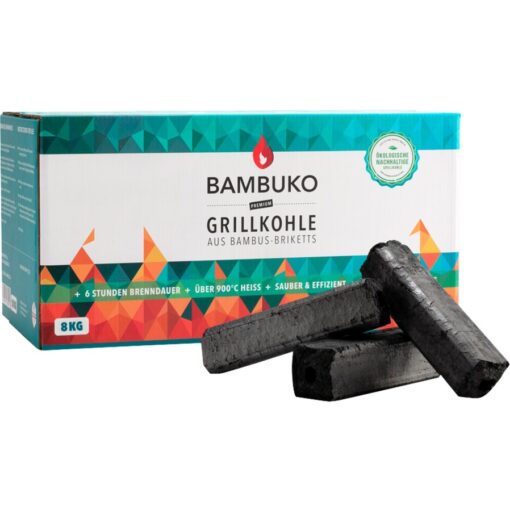 MCBrikett McBrikett Bambuko Grillkohle