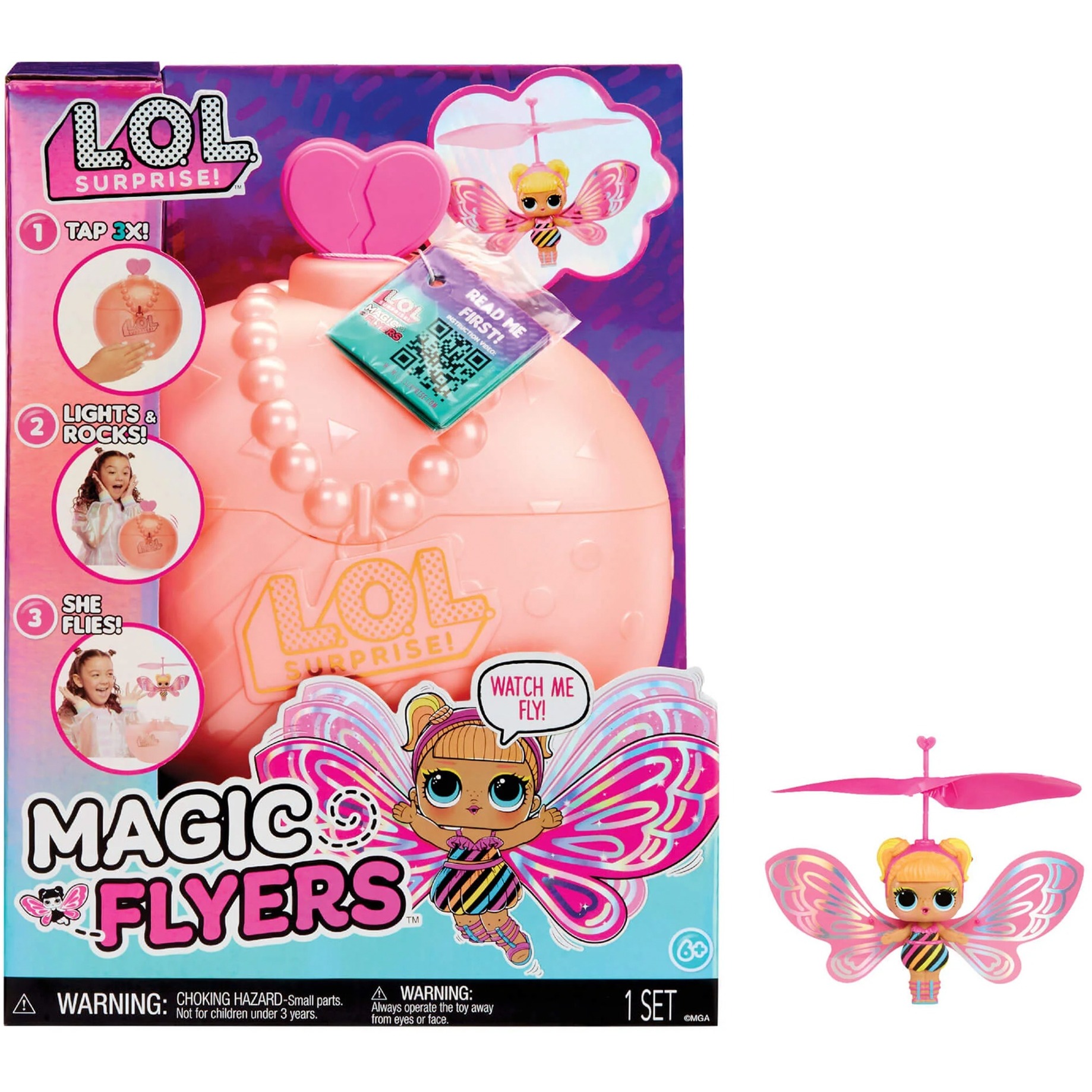 MGA Entertainment L.O.L. Surprise Magic Flyers - Flutter Star (Pink Wings)