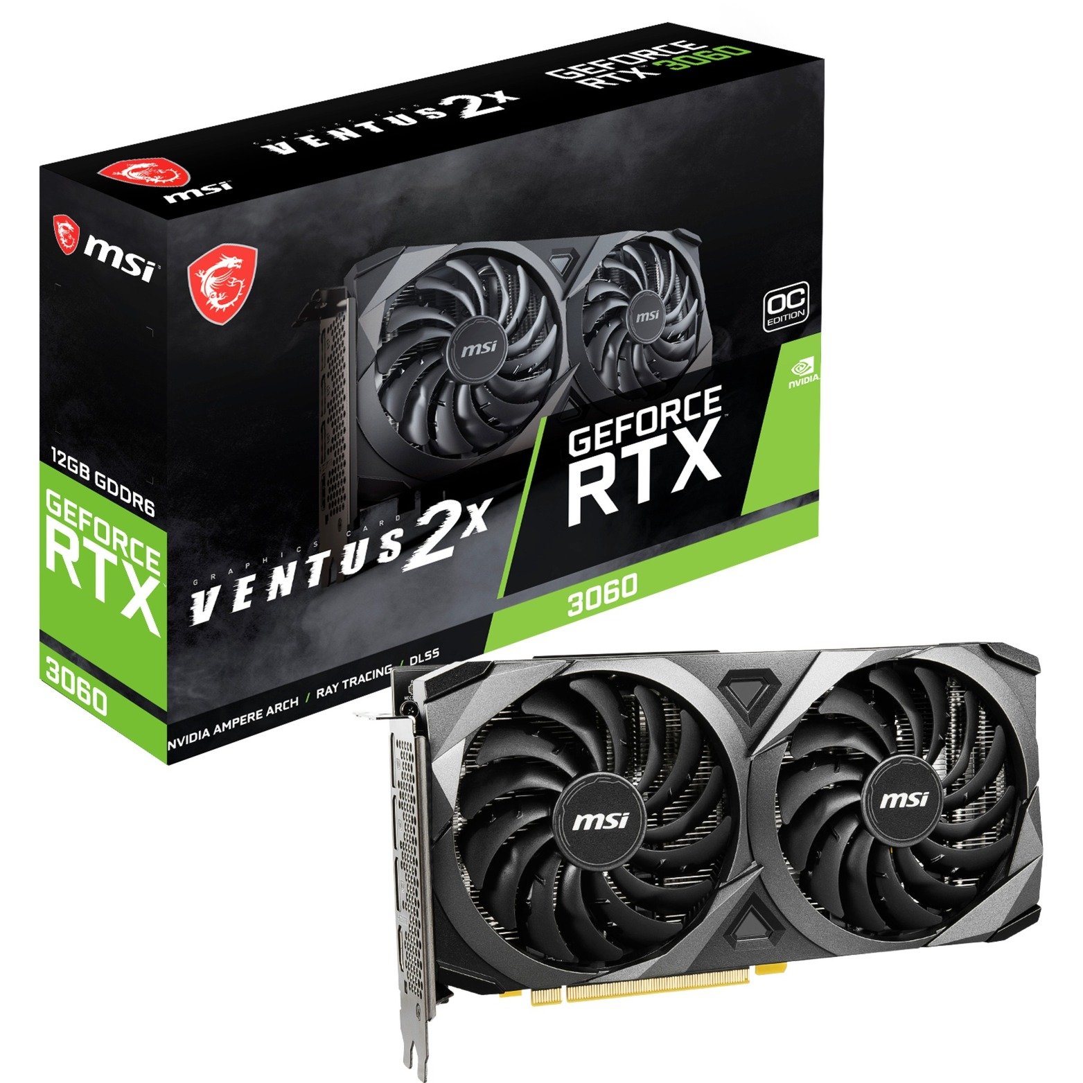 MSI GeForce RTX 3060 VENTUS 2X 12G OC