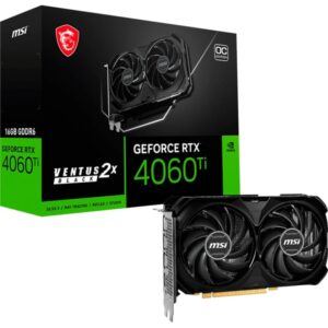 MSI GeForce RTX 4060 Ti VENTUS 2X BLACK 16G OC