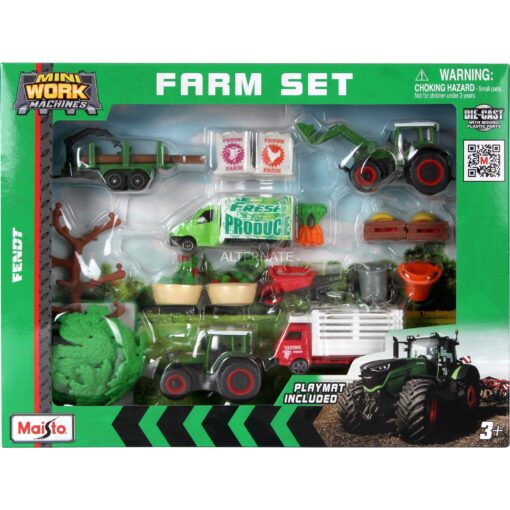Maisto Mini Work Machines Fendt Super Farm Play-Set