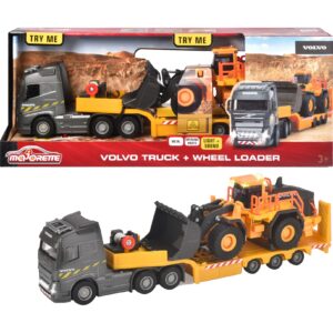 Majorette Volvo Truck FH-16 mit Auflieger und Radlader