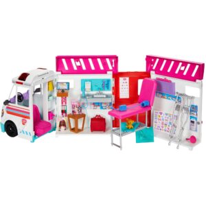 Mattel Barbie 2-in-1 Krankenwagen Spielset