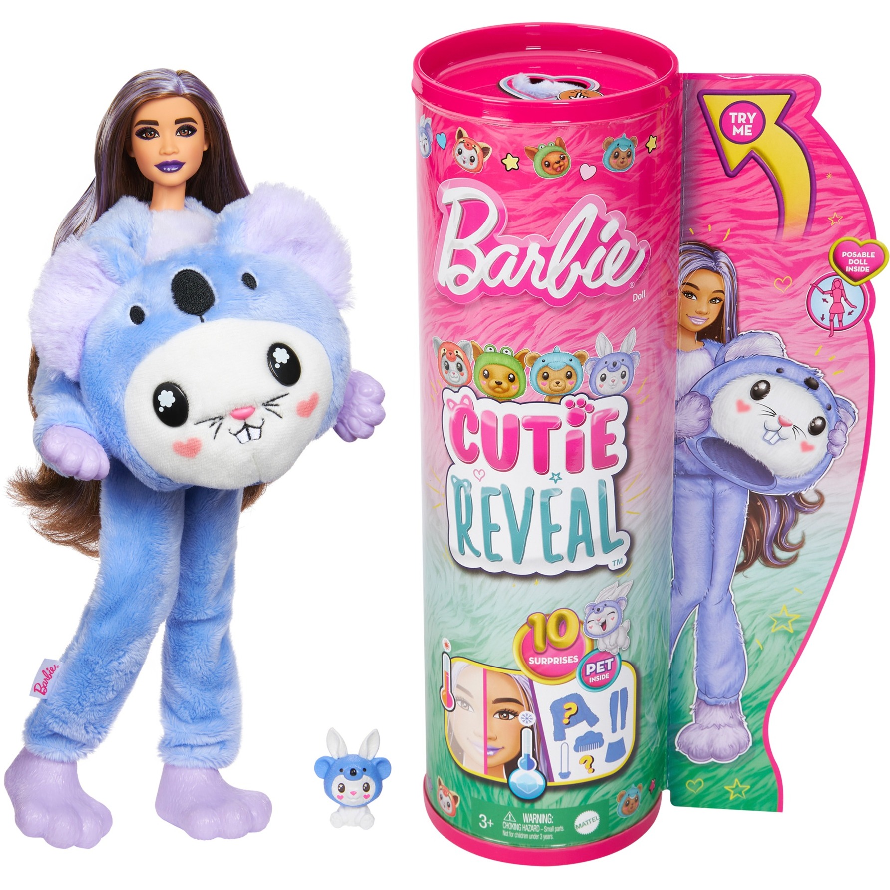 Mattel Barbie Cutie Reveal Costume Cuties Serie - Bunny in Koala