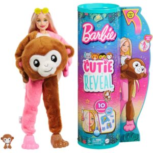 Mattel Barbie Cutie Reveal Dschungel Serie - Äffchen