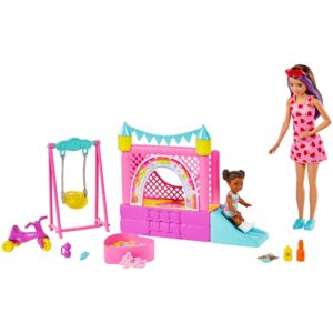 Mattel Barbie Skipper Babysitters Inc. Hüpfburg mit Skipper