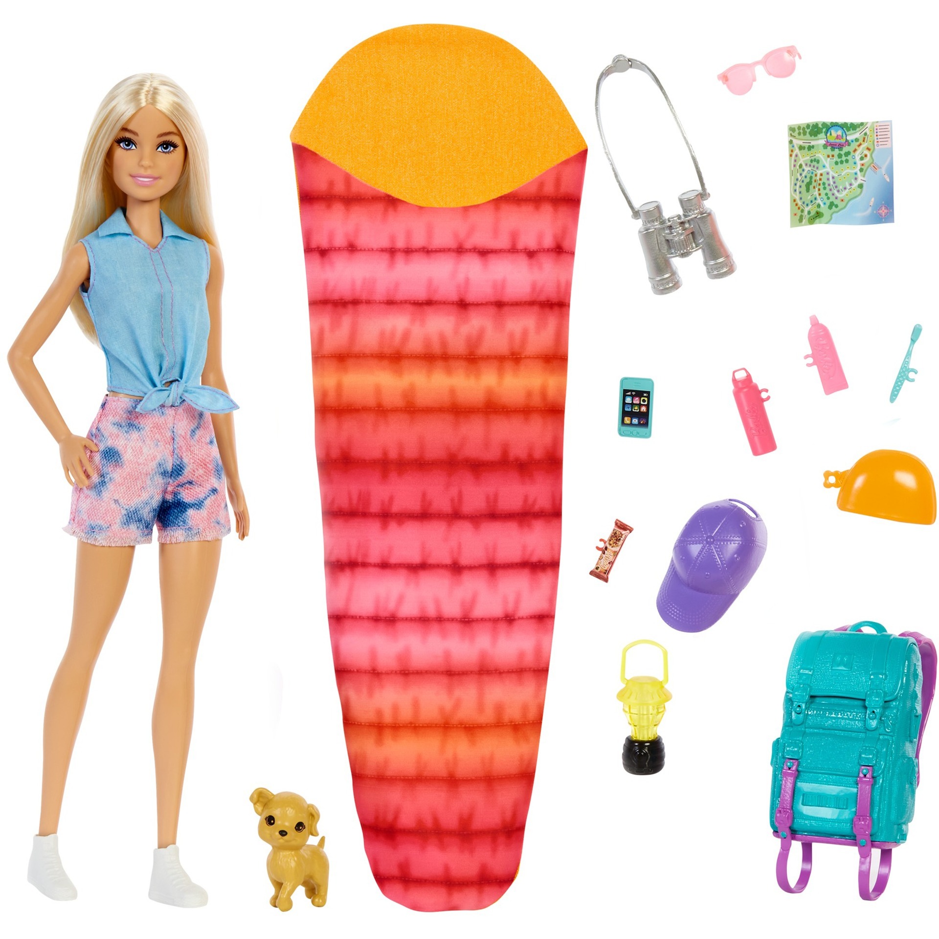 Mattel Barbie “It takes two! Camping” Spielset mit Malibu Puppe