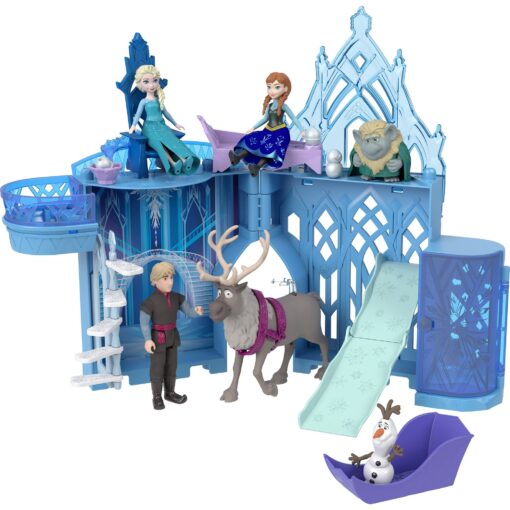 Mattel Disney Die Eiskönigin Steck- und Stapelschlösser: Elsas Eispalast