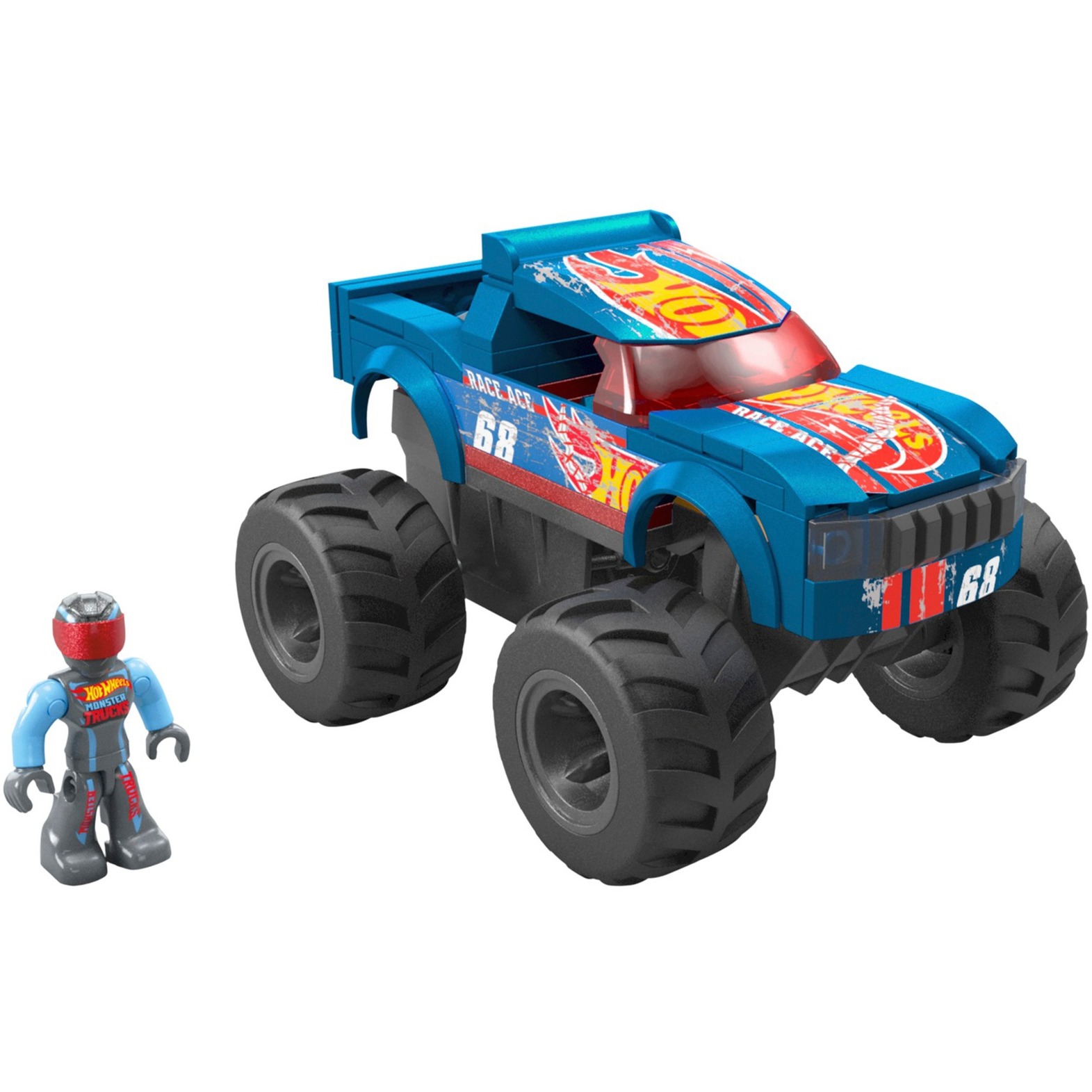 Mattel MEGA Hot Wheels Smash-und-Crash Race Ace Monster Truck