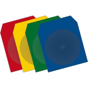 MediaRange CD/DVD Papierhüllen Color-Pack
