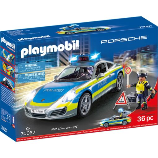 PLAYMOBIL 70067 City Action Porsche 911 Carrera 4S Polizei