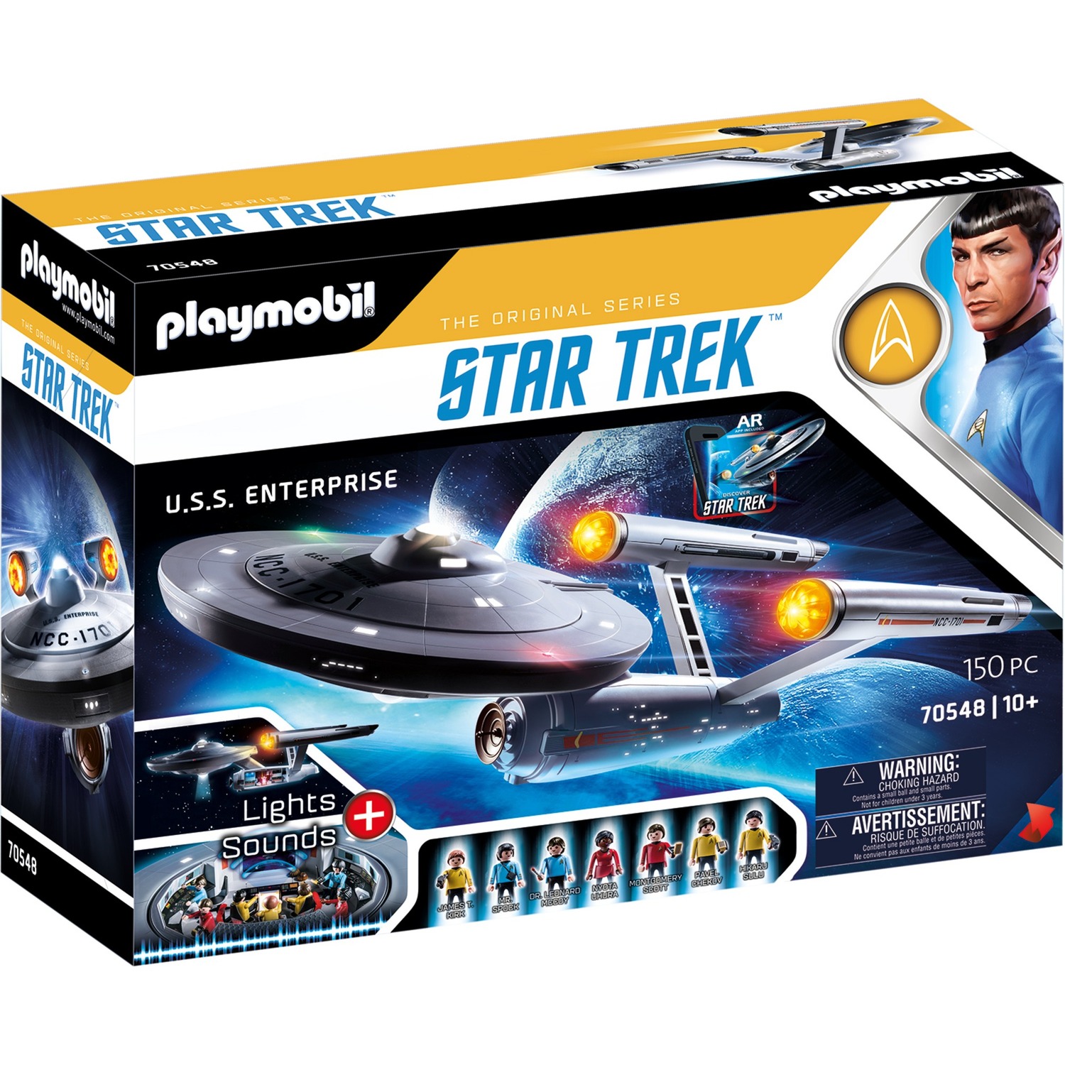 PLAYMOBIL 70548 Star Trek - U.S.S. Enterprise NCC-1701