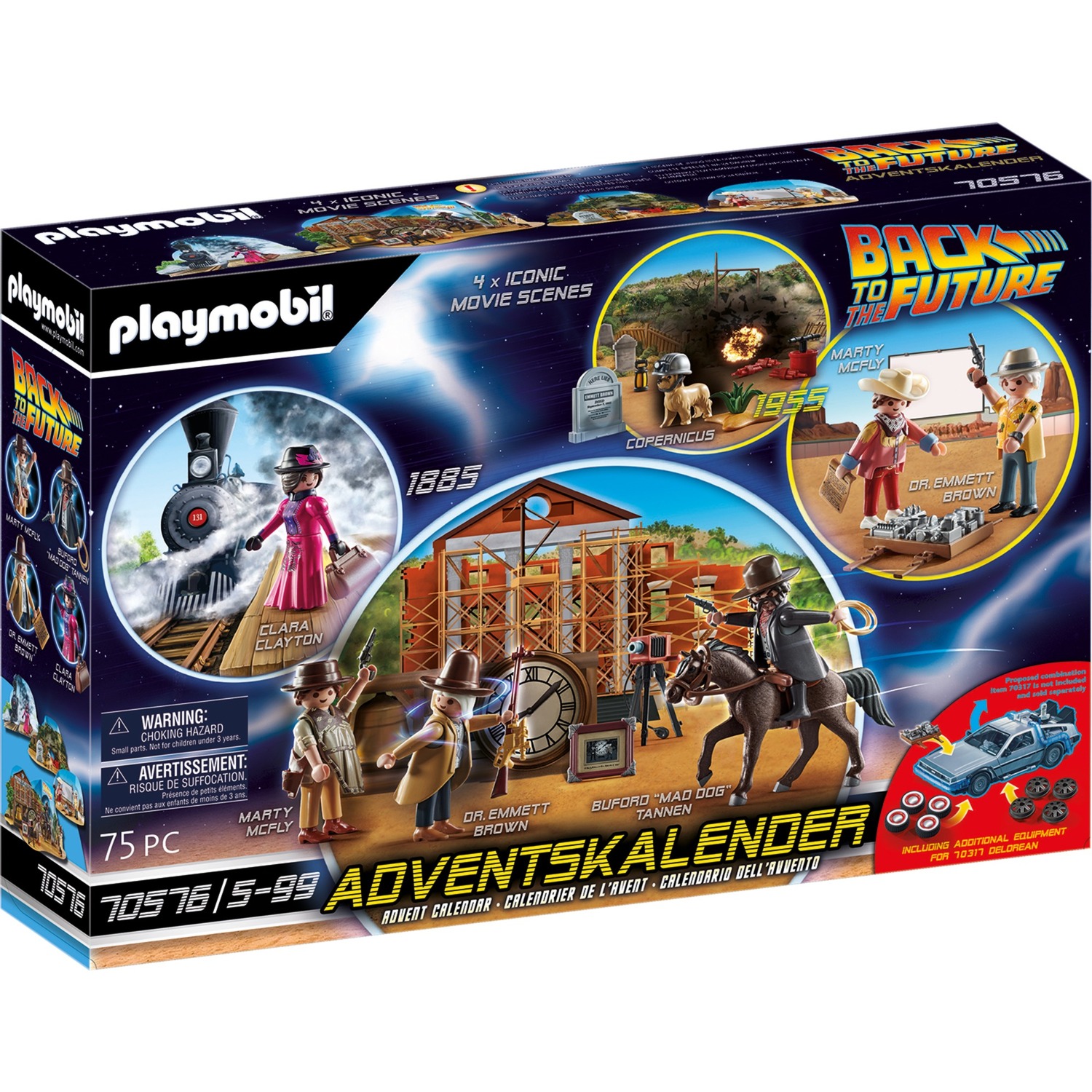 PLAYMOBIL 70576 Back to the Future Adventskalender "Back to the Future Part III"