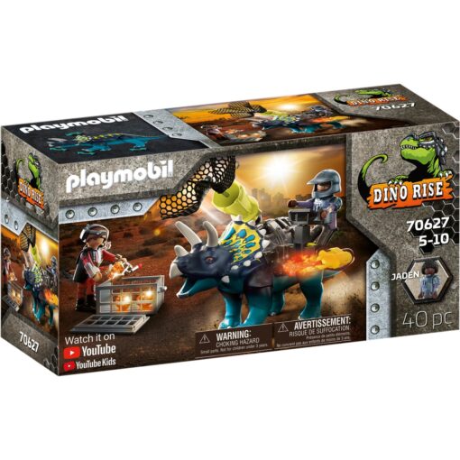 PLAYMOBIL 70627 Dino Rise Triceratops: Randale um die legendären Steine