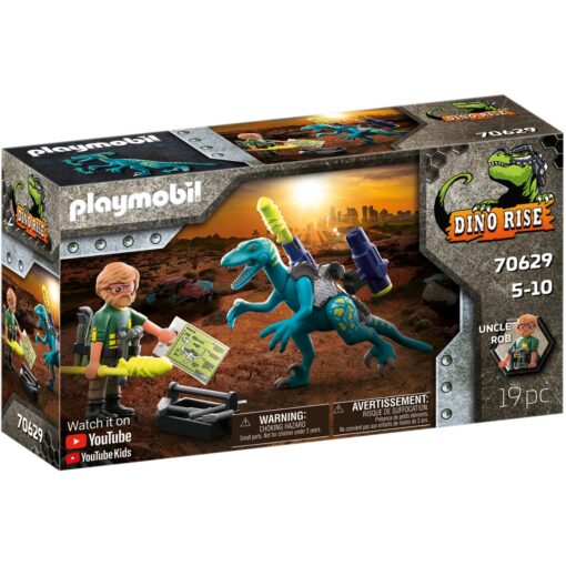 PLAYMOBIL 70629 Dino Rise Uncle Rob: Aufrüstung zum Kampf
