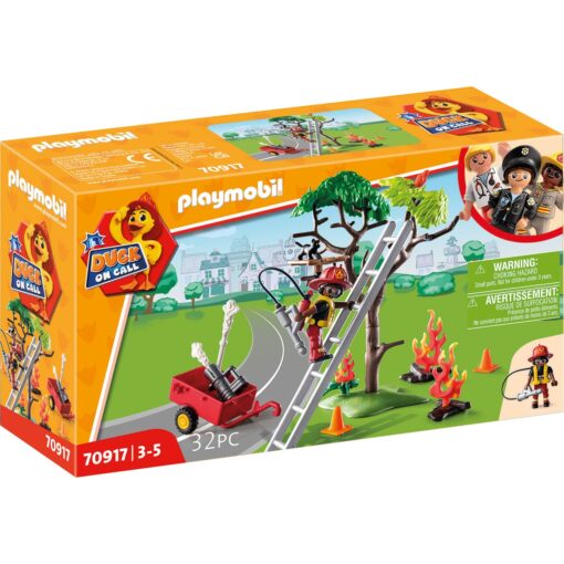 PLAYMOBIL 70917 DUCK ON CALL Feuerwehr Action. Rette die Katze!