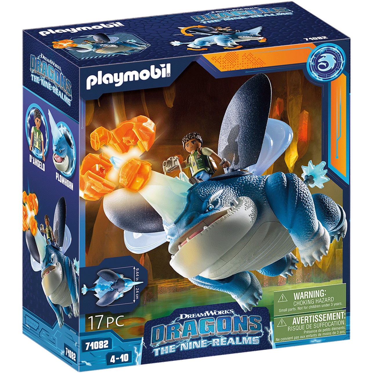 PLAYMOBIL 71082 Dragons: The Nine Realms - Plowhorn & D''Angelo