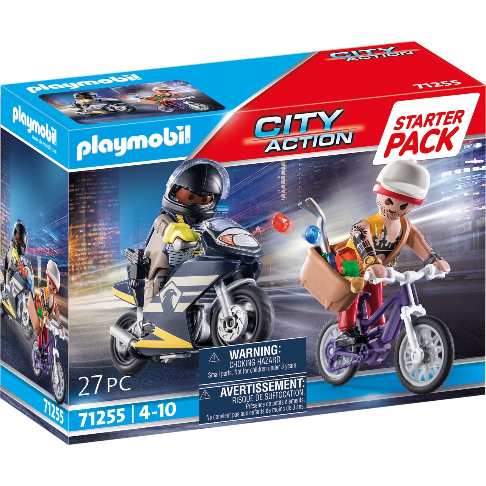 PLAYMOBIL 71255 City Action Starter Pack SEK und Juwelendieb