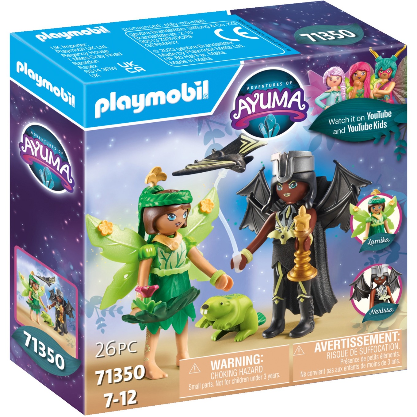 PLAYMOBIL 71350 Ayuma Forest Fairy & Bat Fairy mit Seelentieren