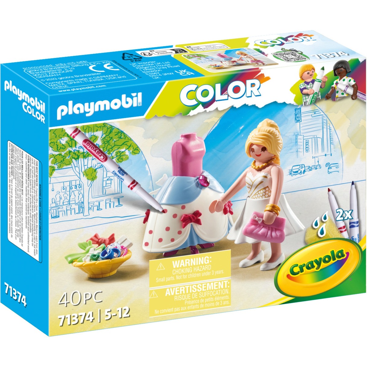 PLAYMOBIL 71374 Color Fashion Kleid