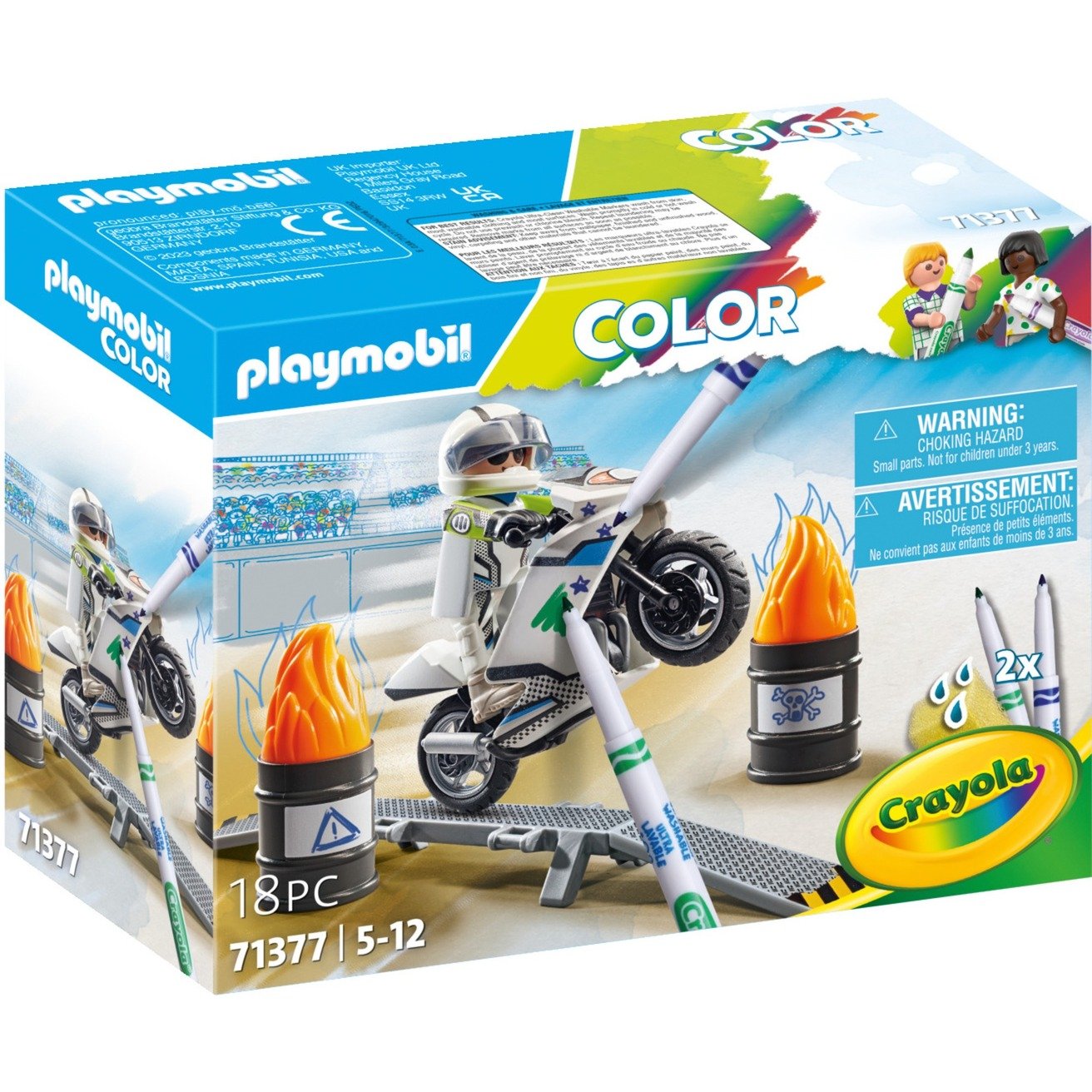 PLAYMOBIL 71377 Color Motocross Motorrad