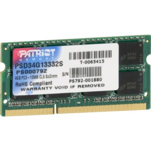 Patriot SO-DIMM 4 GB DDR3-1333